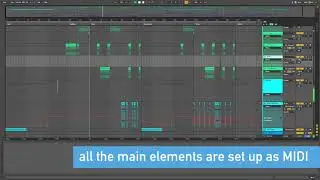 Hybrid Trap Ableton Template 