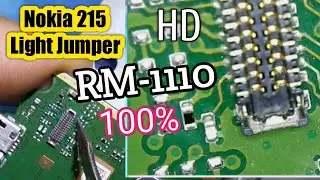 nokia 215 display light Jumper, nokia RM-1110 display light Solution, Nokia 222 LCD Light jumper