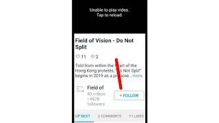 Vimeo App Fix Unable to play video tap to reload problem solve