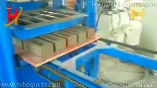 10 Brick, Automatic Fly Ash Brick Making Machine, Cement Brick Making Machine in India, HVB Exports