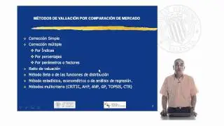 Métodos de comparación de mercado |  | UPV