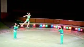 Incredible Acrobatics at the Circus in Pyonyang, North Korea