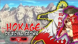 HOKAGE OF ROYAL CROWN (Must Watch! Season 1 New Meta) | Violet Red Cape Skin Gameplay