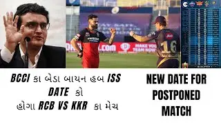 IPL 2021 RCB vs KKR Match New Date Announce After Postponed|Kkr vs rcb match kab hoga