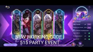 NEW WORKING 515 CARNIVAL PARTY CODE