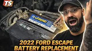 2022 Ford Escape Battery Replacement (Rear Battery Location) | Proper Install & Reset &ndash; LIVE
