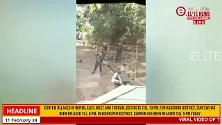 Viral video of threaten to Assam Rifles by Kuki militants reached to National Media.