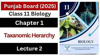 Taxonomic hierarchy || biodiversity and classification || Punjab board new book class 11
