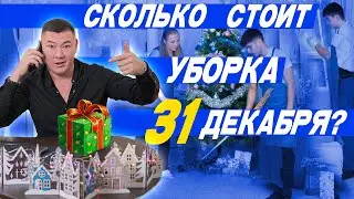 Сколько стоит уборка 31 декабря в клининге 