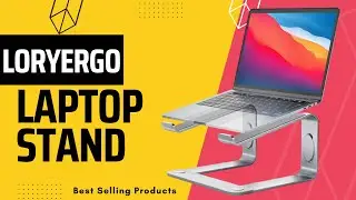 LORYERGO Laptop Stand | Ergonomic Laptop Riser Laptop Mount for Desk, Notebook Computer Stand Holder