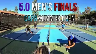 5.0 Men's Doubles Finals Davis(4.8)/Staso(4.6) vs Cao(4.6)/Siringoringo(4.6)  CAPA Summer Open