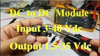 LM2596 DC-DC Step Down Module Adjustable  Input 3Vdc - 4 Vdc Output 1.5Vdc - 35Vdc Max 3A