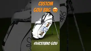 Golf Custom Bag Unboxing Video🤩 #golf #custom #golfer #golflife#golfbag  #customgolf #customgolfbag