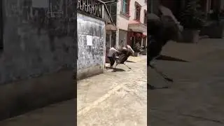 ostrich fighting with man funny video | ostrich running video | funny video #viral #short #shorts