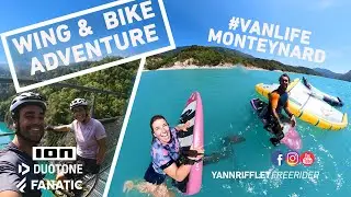 WING AND BIKE MOUNTAIN ADVENTURE !! VAN LIFE ROAD TRIP LAC DE MONTEYNARD VTT WINGFOIL
