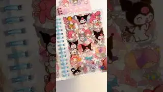Sanrio Stickers Book #sanrio #sticker #unboxing #book #cute #kuromi #cinnamoroll #melody #stationery