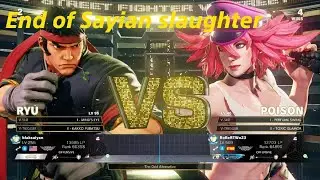 Street Fighter 5 : blaksaiyan vs RoBeRTWo23: End of Slaughter