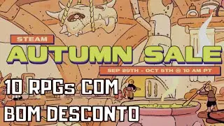 10 RPGs BONS e BARATOS nas Promo&ccedil;&otilde;es da Steam (Primavera 2025)