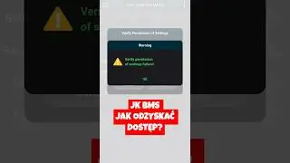 Reset hasła JK BMS, Jak odzyskać dostęp do ustawień. #jkbms #magazynenergii #offgrid #fotowoltaika