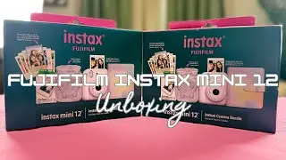 Fujifilm Instax Mini 12 Unboxing | Lilac | Holiday Bundle | Camera | Martina and Shabrina