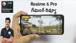 Realme 6 Pro (SD 720G) Gaming Review & Temp Check ll in Telugu ll