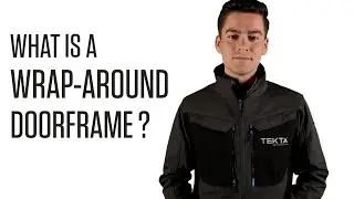 What is a wrap-around doorframe?