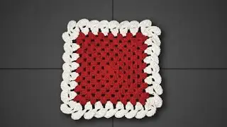 Tapete cuadrado tutorial paso a paso doily crochet ‐ Aprendamos Crochet