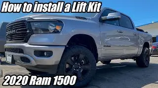 Как установить лифт-комплект &mdash; RAM Ready Lift 2020, RAM1500 3,5 дюйма 69-1935! (Руководство)