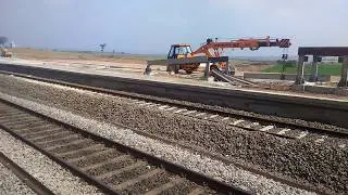 #Miraj-#Londa Doubling project Update, Chikkodi Road Stn Platform, FOB, Track.. Please LIKE