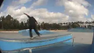 Shawn Rei's frontside 5-0 to gap