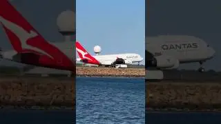 Qantas airways - Spirit of Australia #qantas #australia #airport #aviation #travel #shorts #❤️🤍🦘🦘🦘