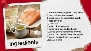 Grilled Salmon with Avocado Salsa & Quinoa Recipe