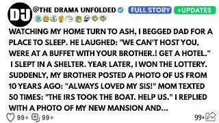 When My House Burned Down. My Parents Were At A Buffet With My Brother. But Only Grandpa Came...