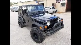 1998 JEEP WRANGLER TJ WITH CHEVY 350 V8  EZCustom4x4.com  EZJEEPS