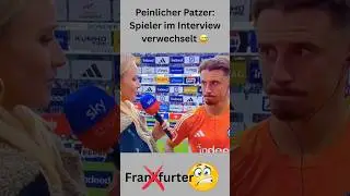 Moderatorin verwechselt Spieler im Interview 🙈😂 &ndash; Kann jedem passieren!