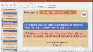 How to Learn Pali? PALI101 | Pali for Beginners | Level 2 | Week 40 | Dhamma USA