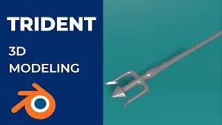 Trident 3D modeling with  Blender Software
