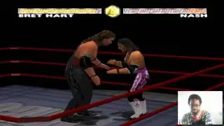 WCW Nitro - Bret Hart Gameplay