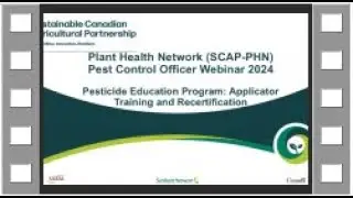 PCO Webinar: Pesticide Education Program - Applicator Training and Recertification 9FEB24