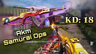 AKM - Samurai Ops | 5 Fingers - KD:18 |Pubg Mobile