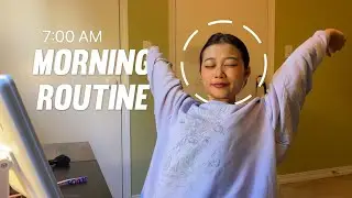 REALISTIC MORNING ROUTINE | GRWM for work as a server