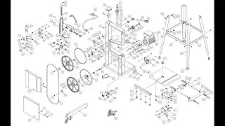 MasterForce Bandsaw Parts View & List