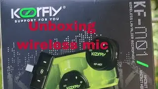 Wireless mic unboxing #koorfly, 