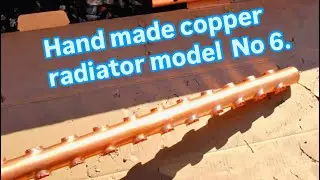 Handmade copper radiator model No 6.                             #handmade #art #artwork #artist #uk