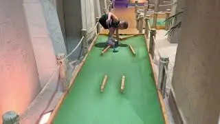 Mini Golf, entertainment park. 