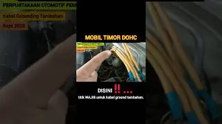 DISINI ‼️  titik wajib untuk kabel ground mobil timor dohc. #automobile