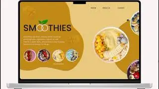 Smoothies Carousel UI/UX | Modern Website Design Animation