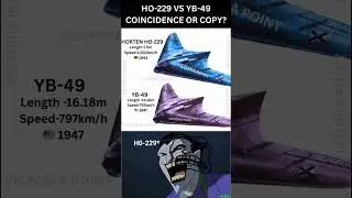 Ho-229 vs YB-49 Bomber Comparison &ndash; Specs, Speed & First Flight | Coincidence #shorts #alizasehar