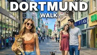 Dortmund City Walk 🇩🇪 | Car-Free Shopping Street (No Talking)