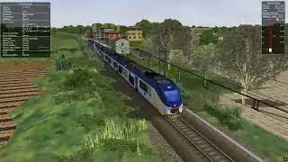 Viaggio da Torino Porta Nuova a Chieri con il SFM svolto da una doppia di minuetti a 4 pezzi di GTT